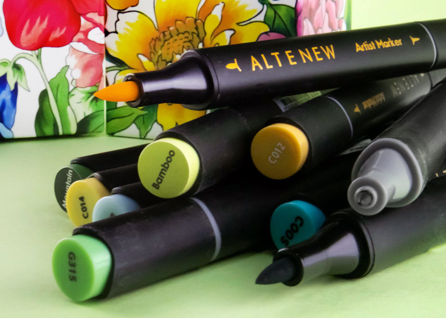 Altenew Exotic Blooms Adult Marker Coloring Book  Alcohol markers, Coloring  books, Artist markers