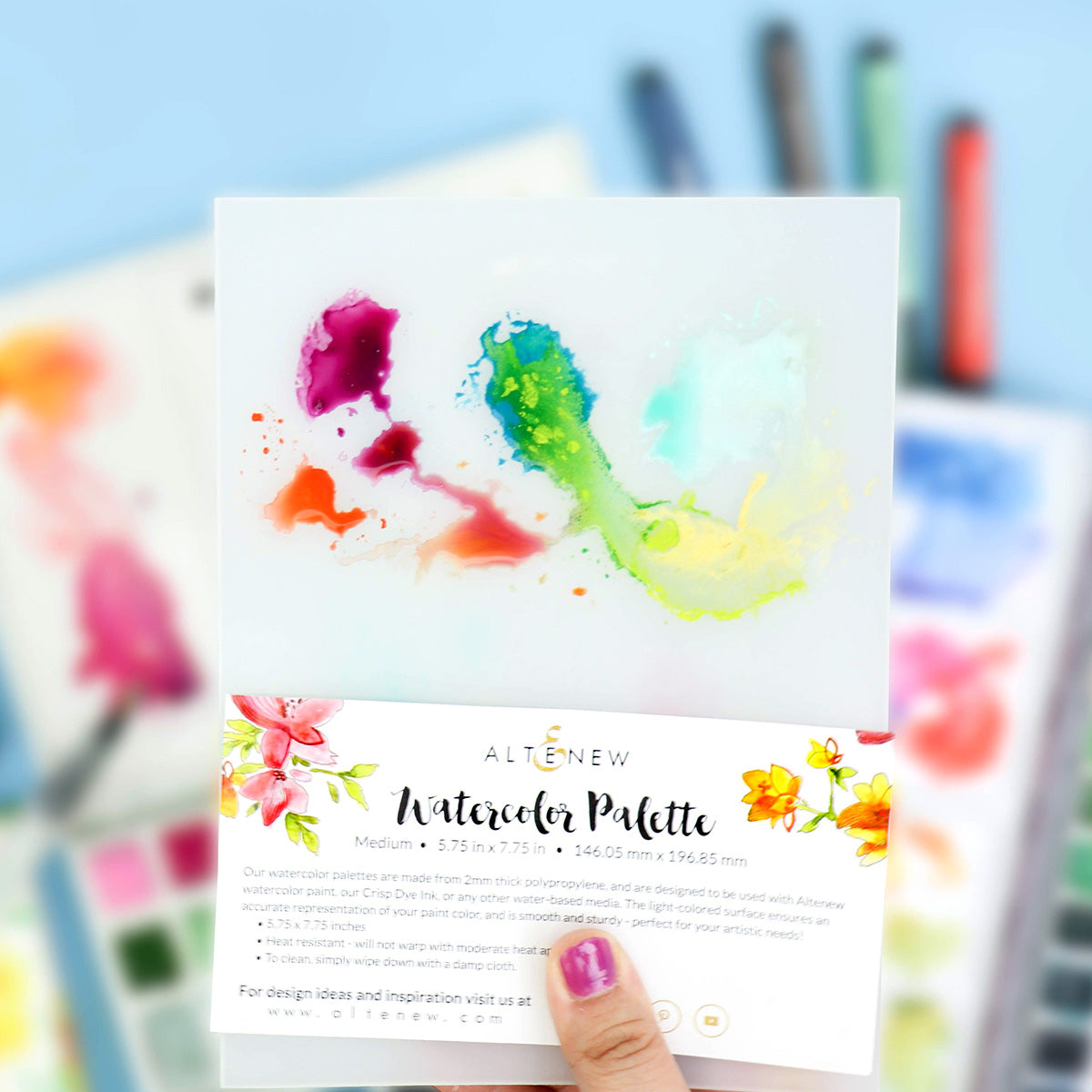 Watercolor Palette with Lid – AATVA