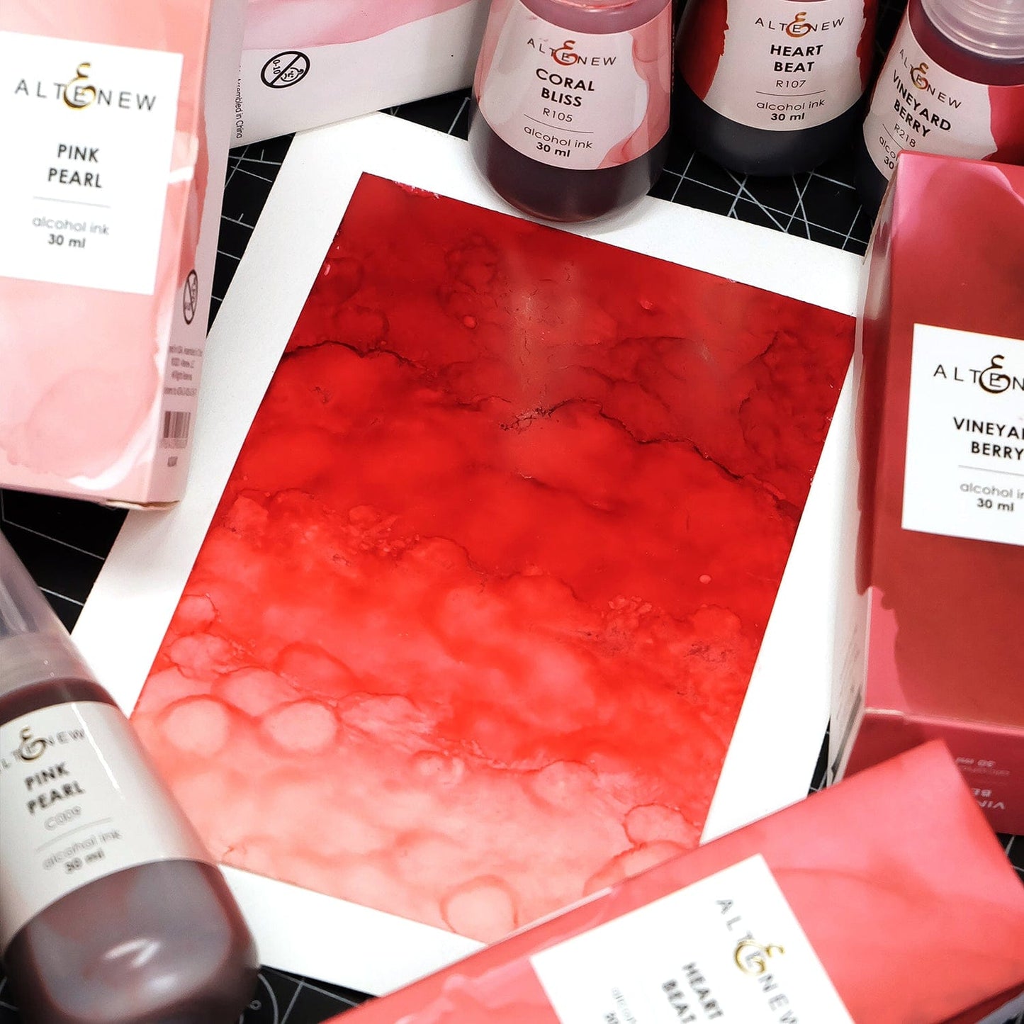 Alcohol Ink Heart Beat Alcohol Ink