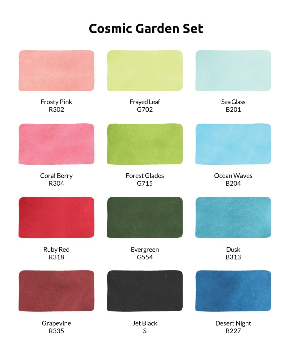 Alcohol Markers Cosmic Garden Artist Alcohol Markers Set A