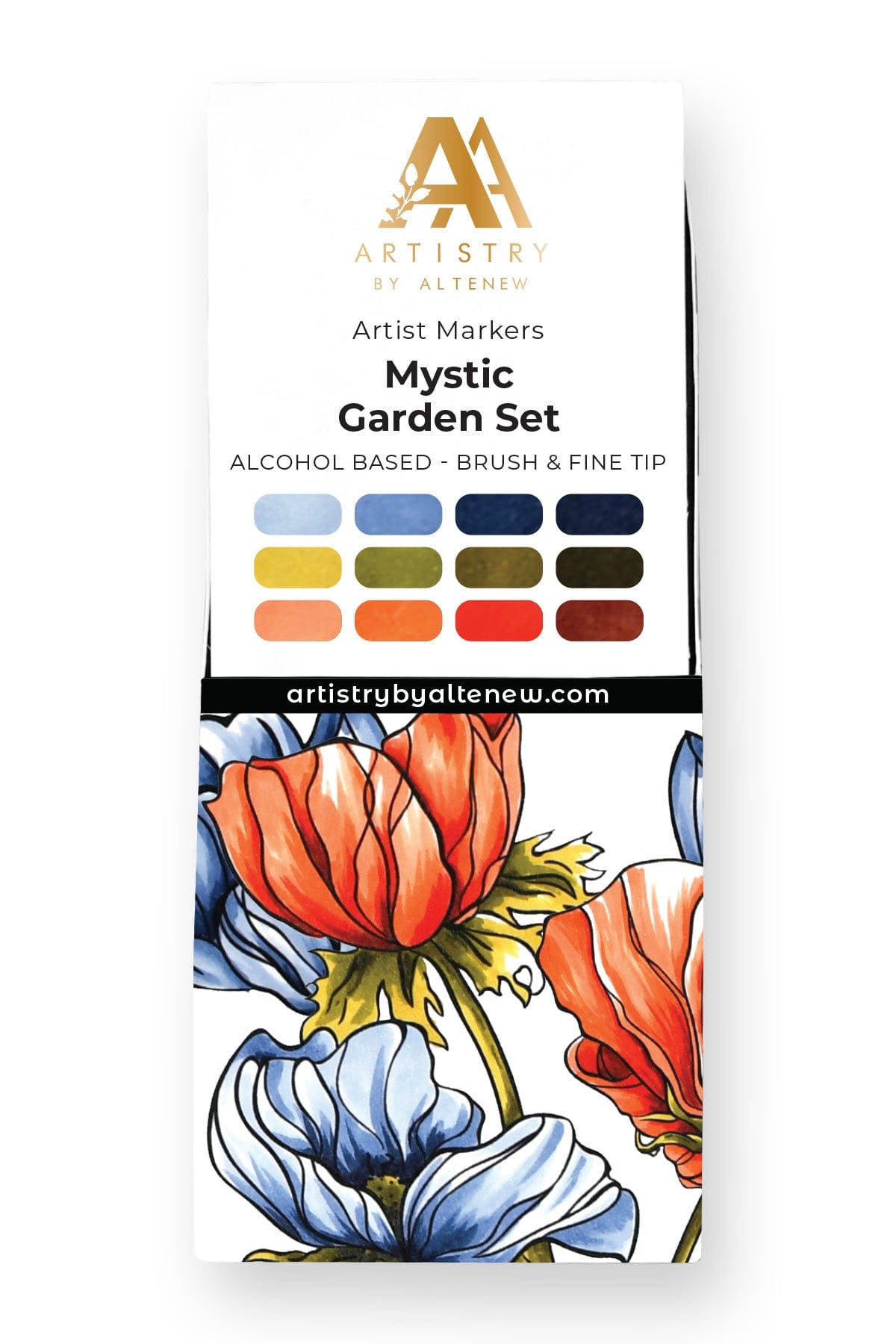 Altenew Mystic Garden Artist Alcohol Markers Set J