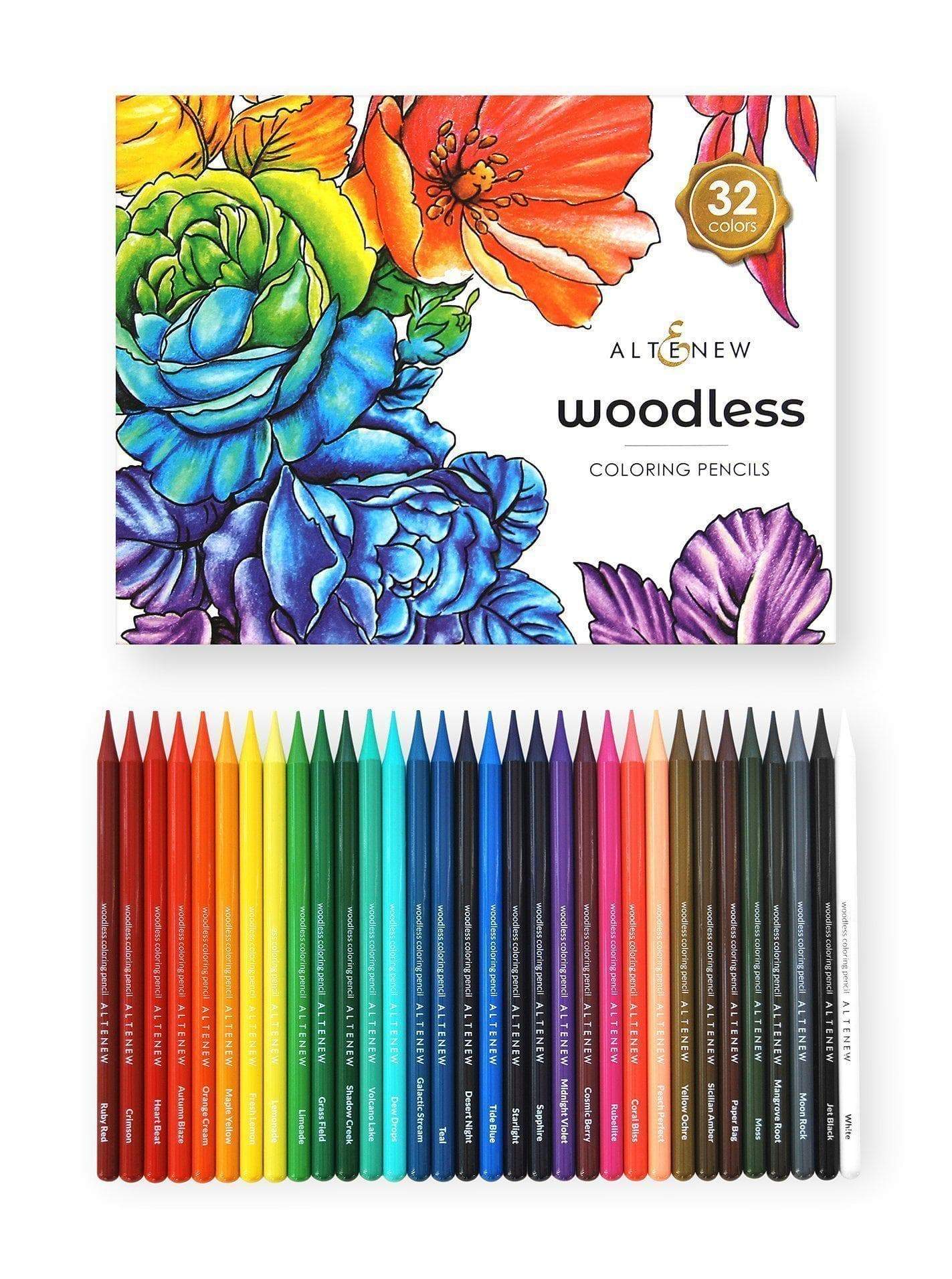 Artist Alcohol Markers Set F & Exotic Blooms Marker Coloring Book Bundle, Altenew