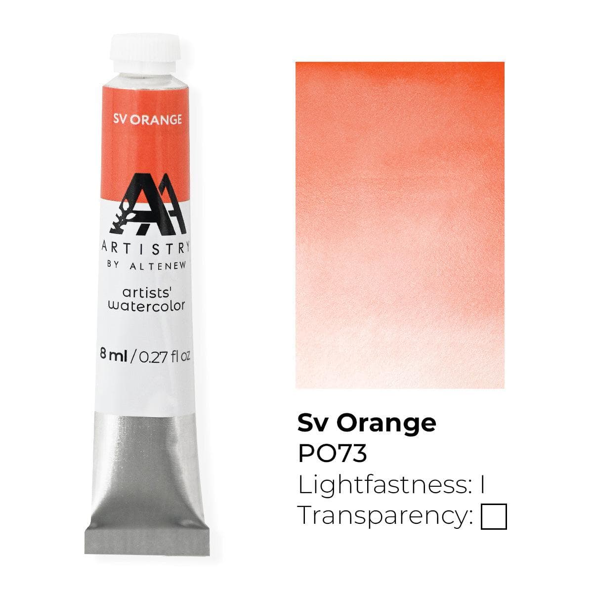 Watercolor Artists' Watercolor Tube - Sv Orange