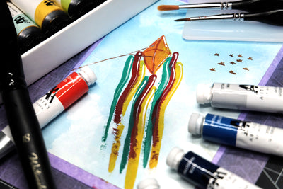 Create Your Own Squeegee Painting in Fun and Easy Steps