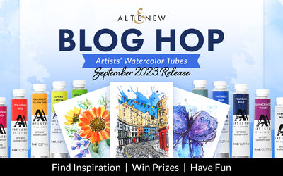 A Monochromatic Approach | Watercolor Tubes Release Blog Hop + Giveaway ($300 in Total Prizes!)