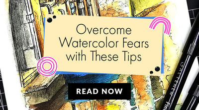 How to Overcome Fear of the Blank Page (Tips for New Watercolor Artists)