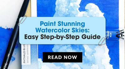 Step-by-Step Tutorial for Creating Watercolor Skies