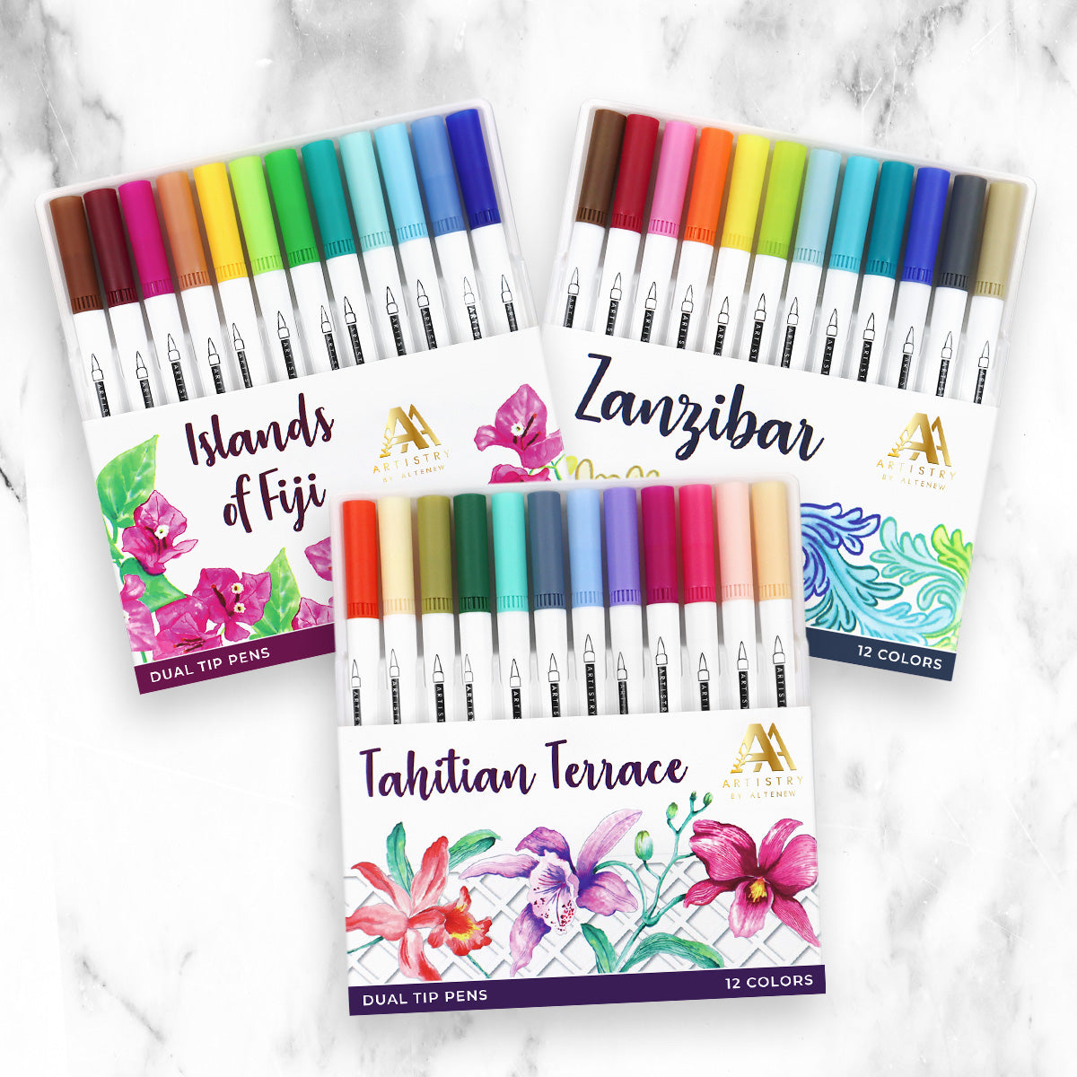 High-Quality Dual Tip Brush and Fine Pens