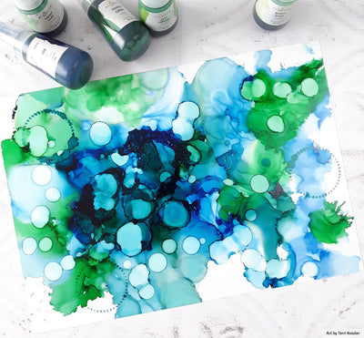 Alcohol Ink Azurite Alcohol Ink