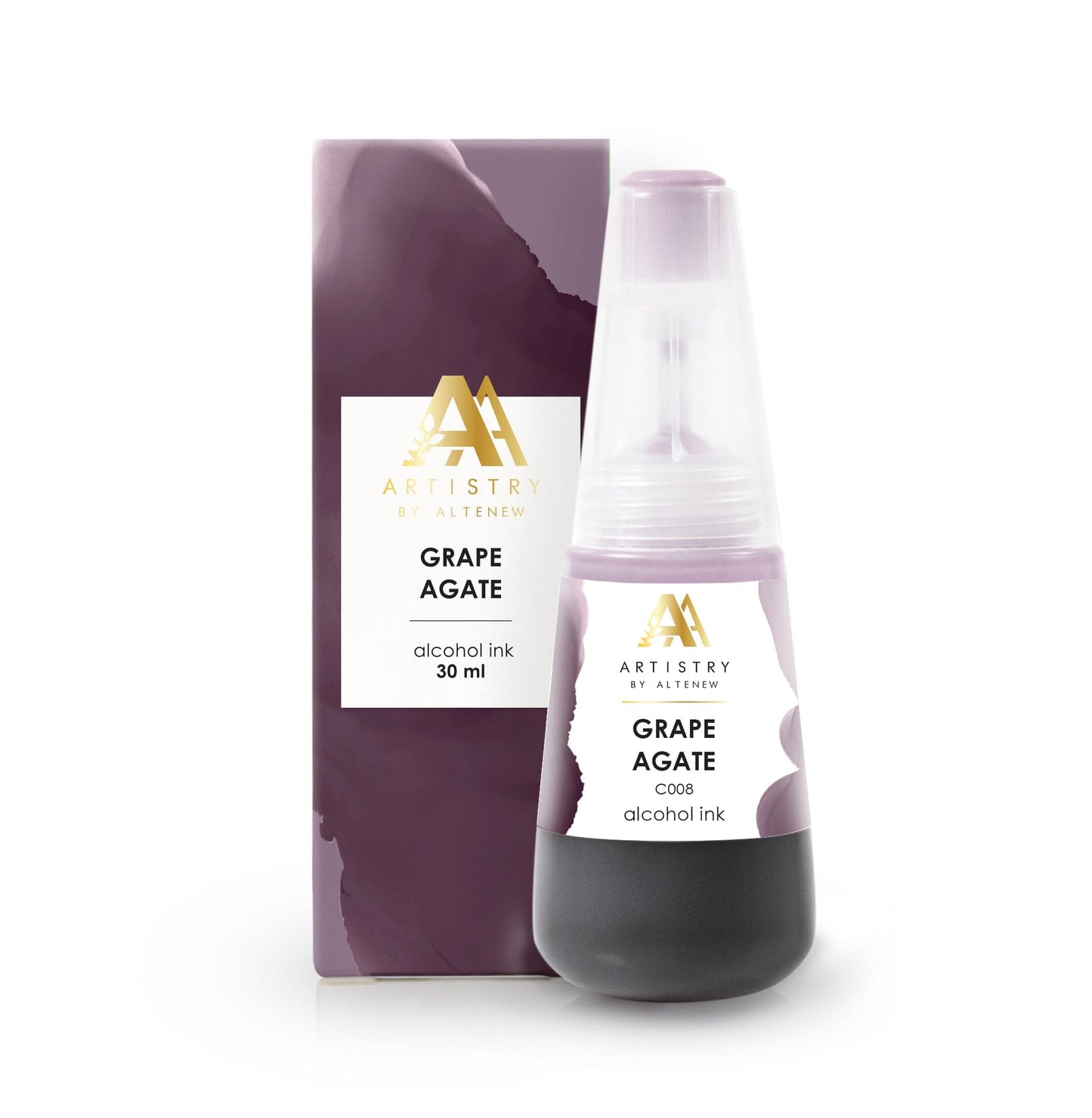 Alcohol Ink Grape Agate Alcohol Ink