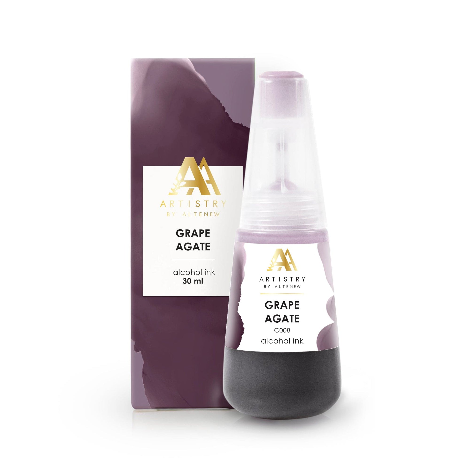 Alcohol Ink Grape Agate Alcohol Ink