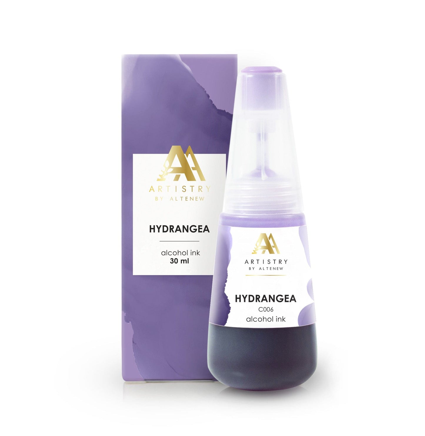 Alcohol Ink Hydrangea Alcohol Ink