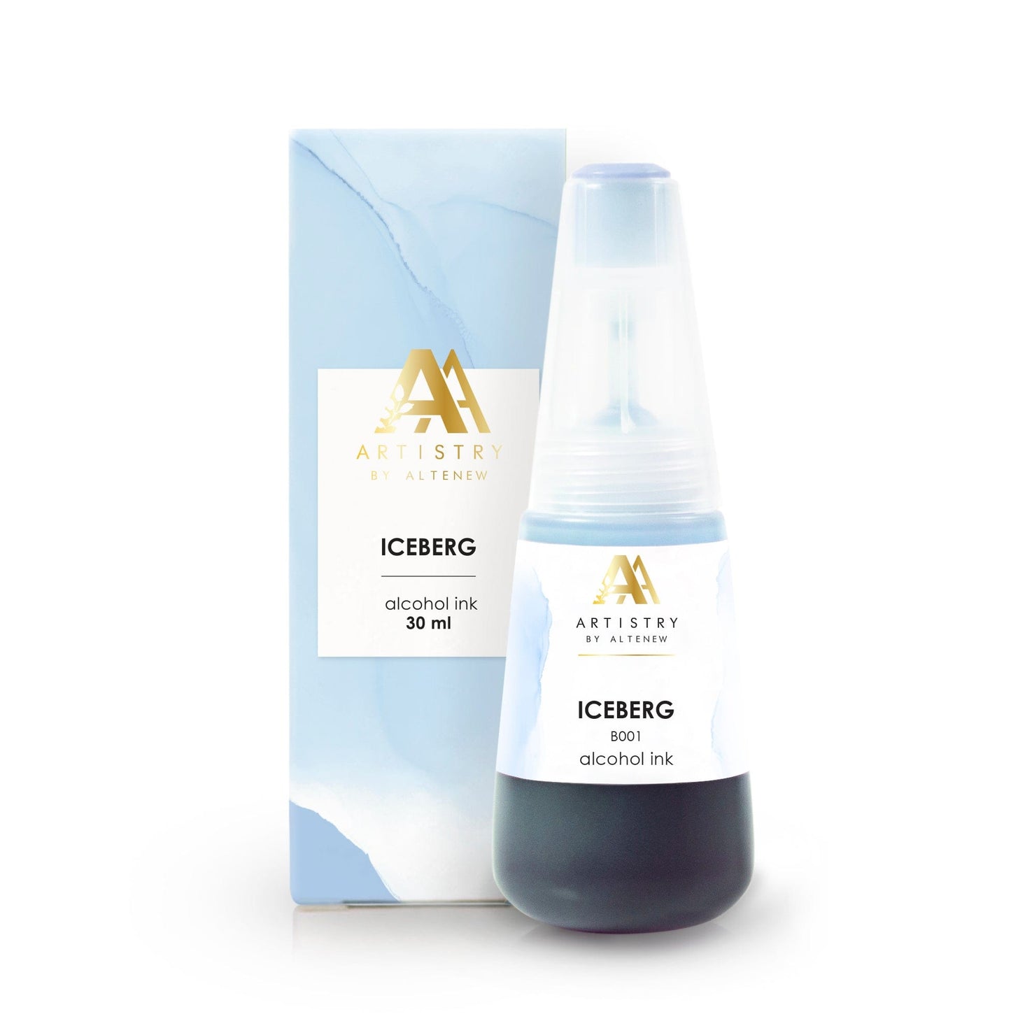 Alcohol Ink Iceberg Alcohol Ink