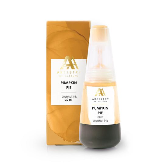 Alcohol Ink Pumpkin Pie Alcohol Ink