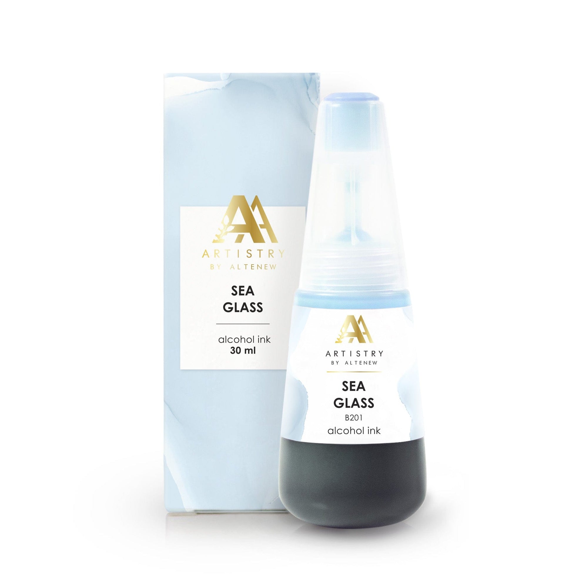 Alcohol Ink Sea Glass Alcohol Ink