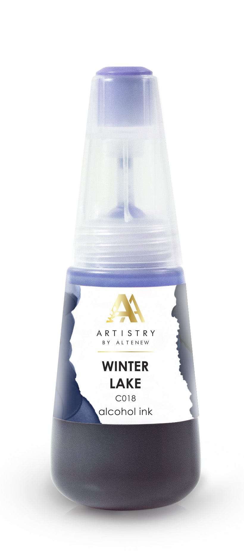 Alcohol Ink Winter Lake Alcohol Ink