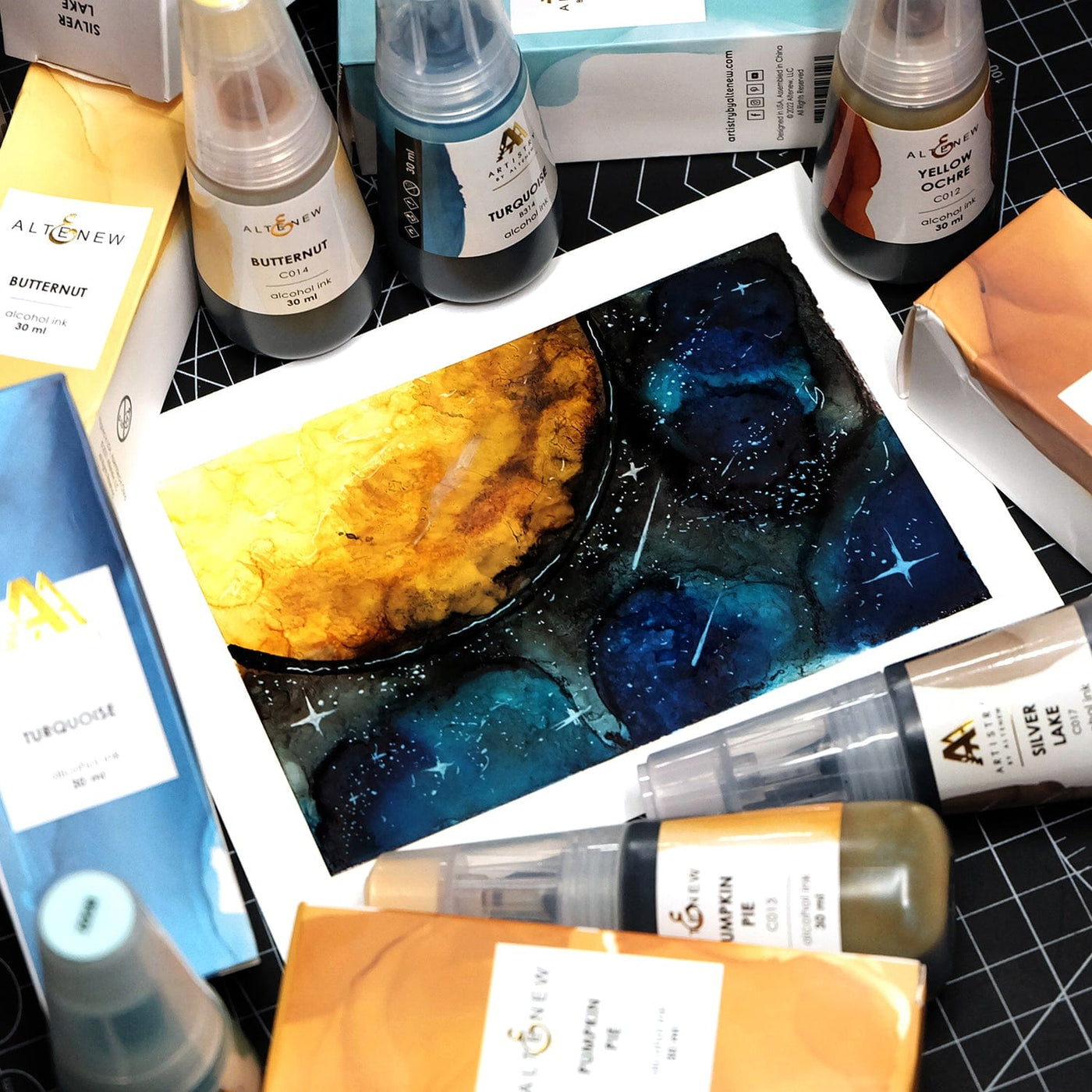 Alcohol Ink Yellow Ochre Alcohol Ink