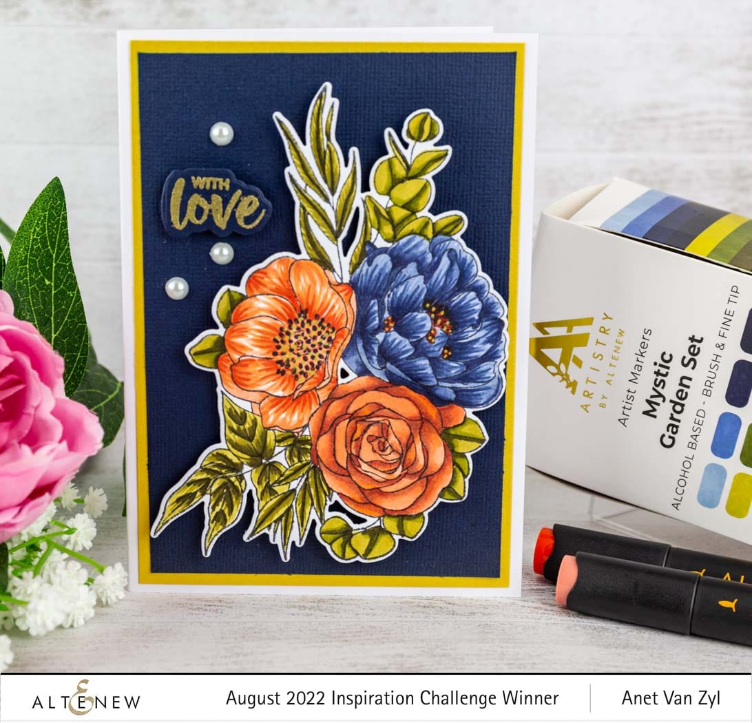 Alcohol Marker & Alcohol Ink Bundle Mystic Garden Artist Alcohol Markers Set & Alcohol Ink Bundle