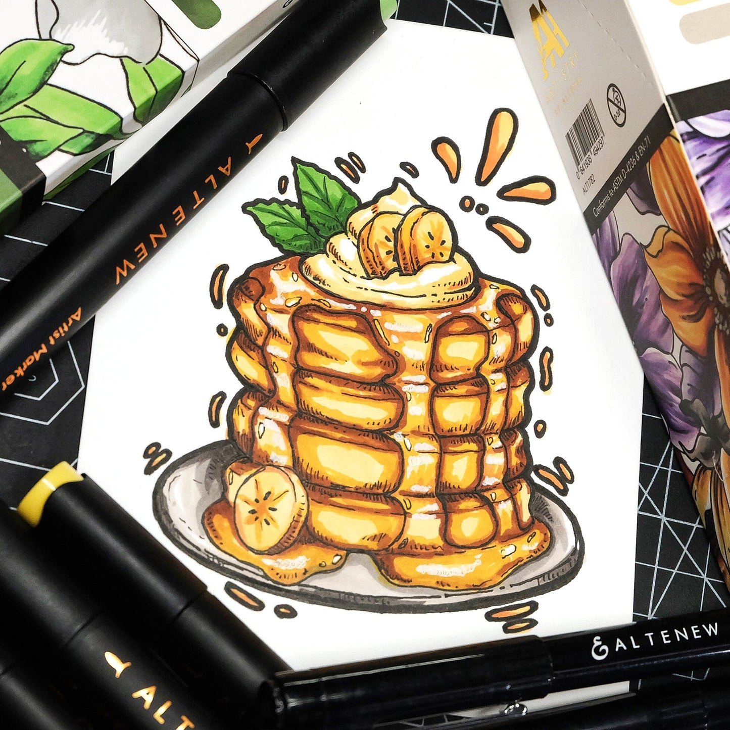 Alcohol Markers Altenew Artist Markers Green Valley Set