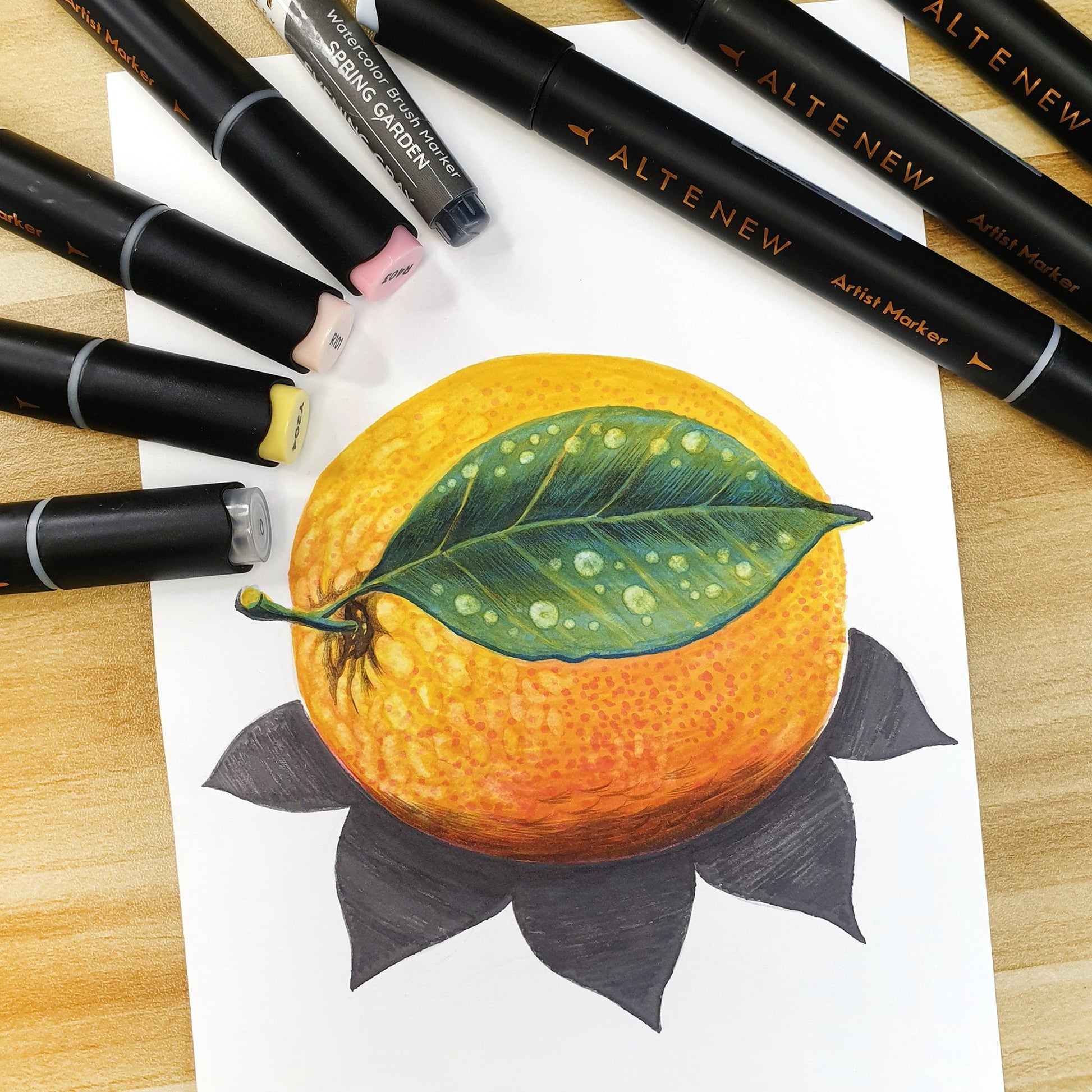 Alcohol Markers Artist Markers Four Scoops Set