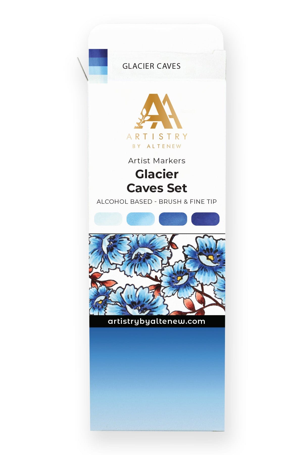 Alcohol Markers Artist Markers Glacier Caves Set