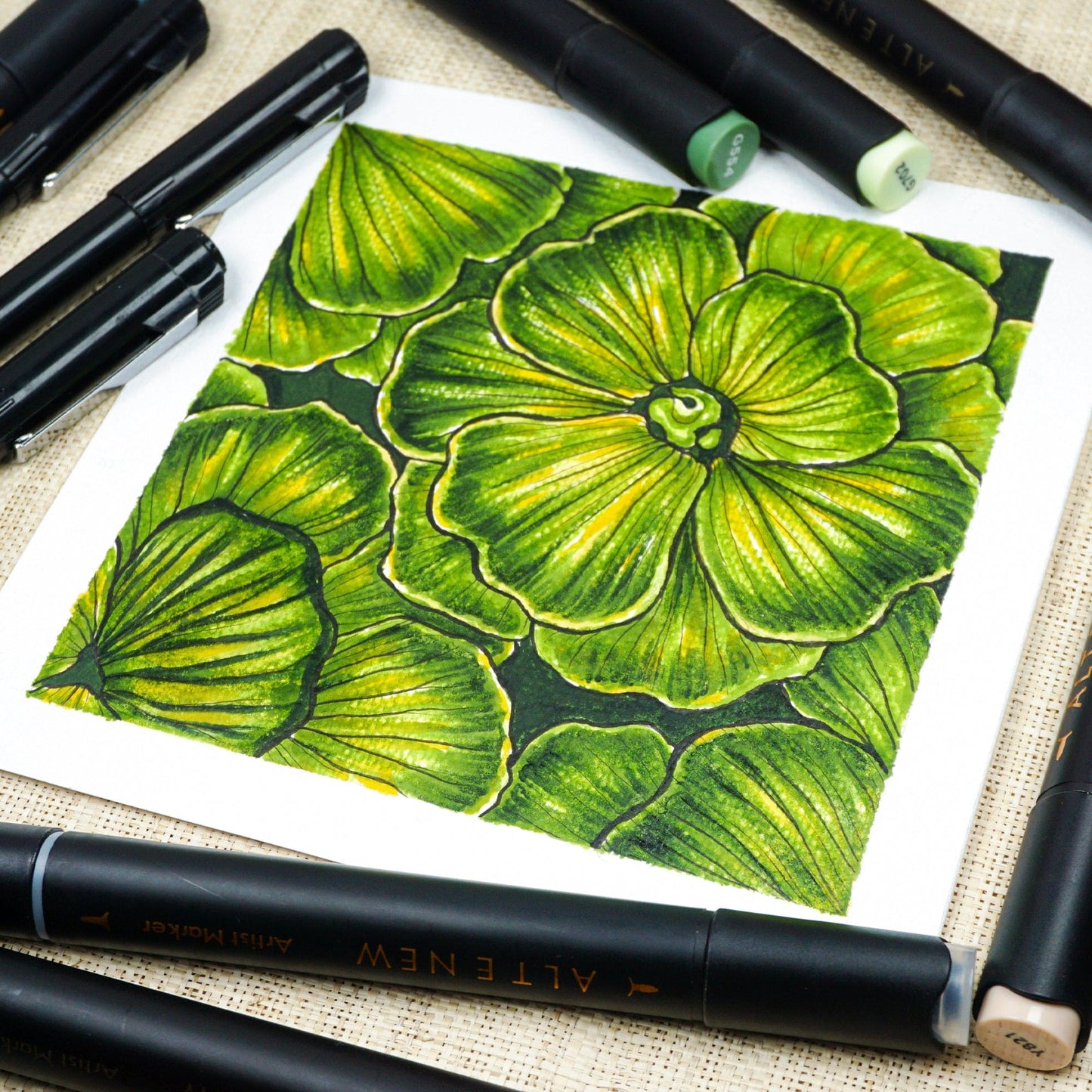 Alcohol Markers Artist Markers Summer Afternoon Set