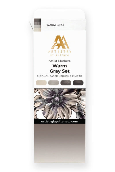 Alcohol Markers Artist Markers Warm Gray Set