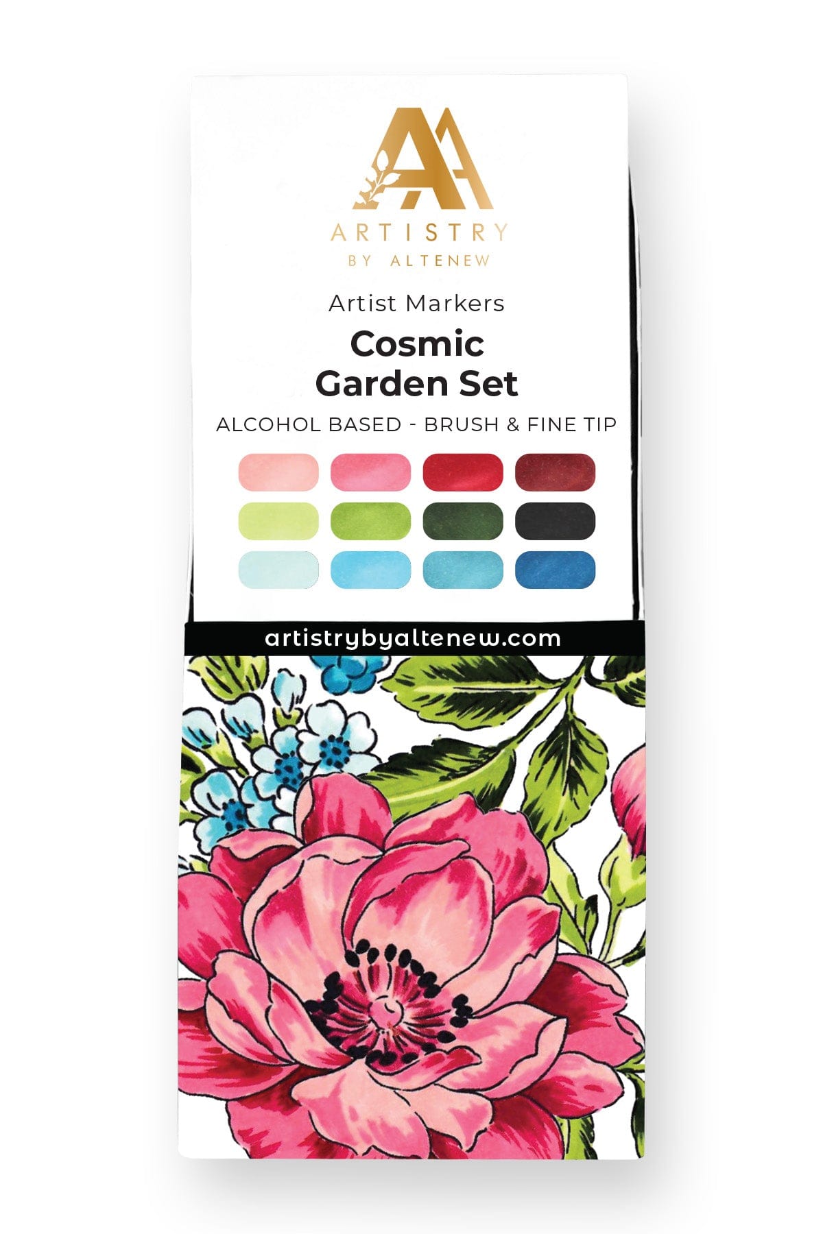 Alcohol Markers Cosmic Garden Artist Alcohol Markers Set A