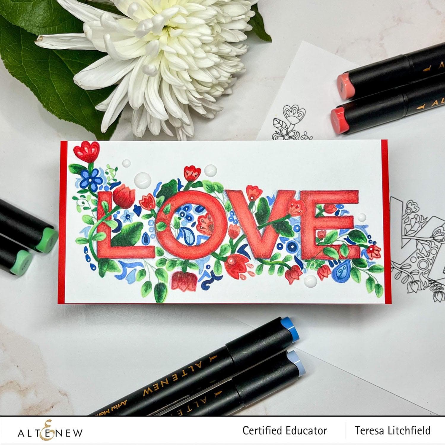 Alcohol Markers Island Garden Artist Alcohol Markers Set H