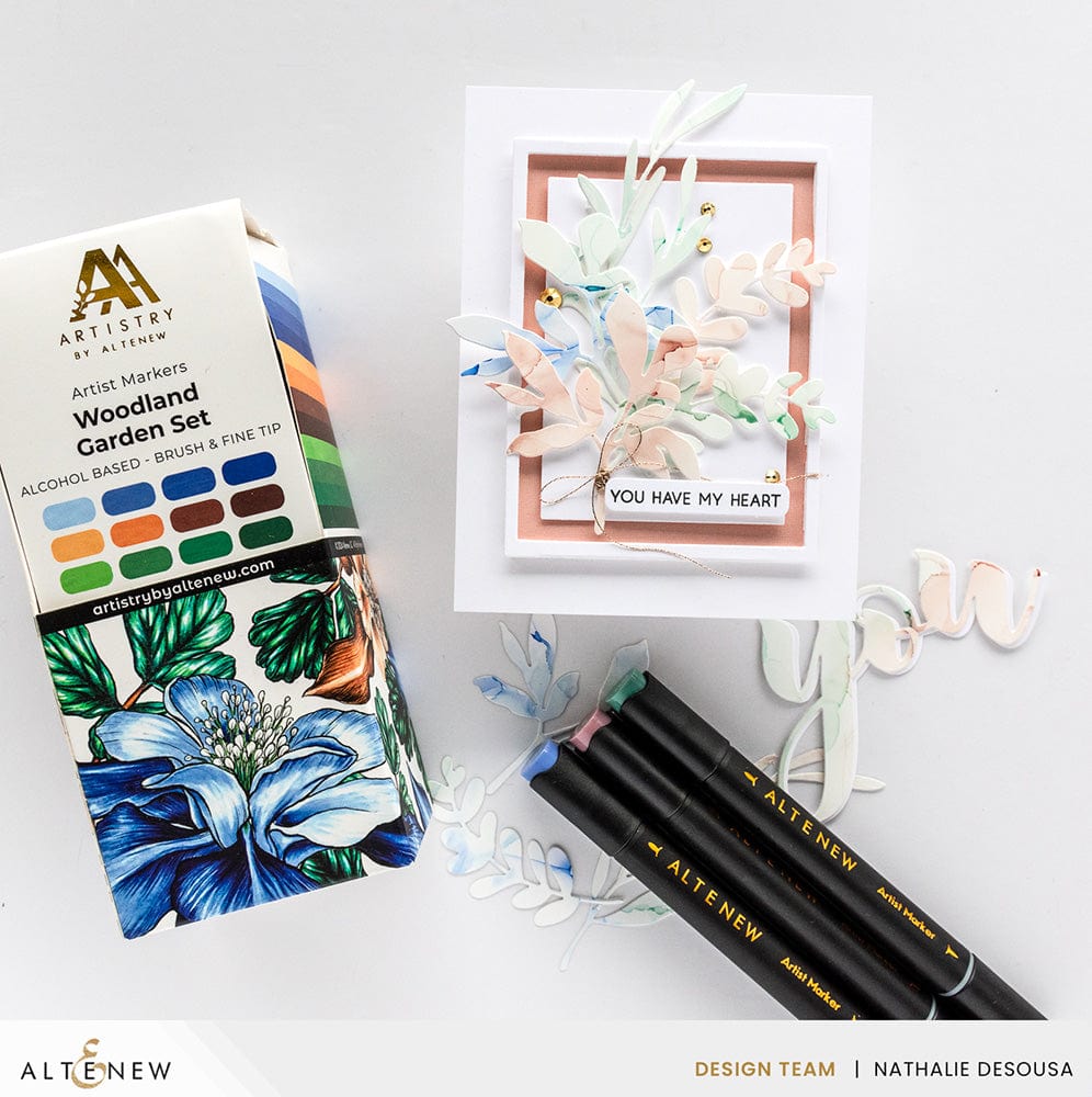 Alcohol Markers Woodland Garden Artist Alcohol Markers Set L