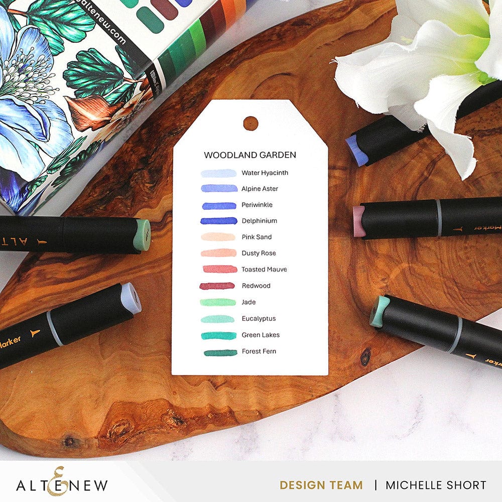 Alcohol Markers Woodland Garden Artist Alcohol Markers Set L