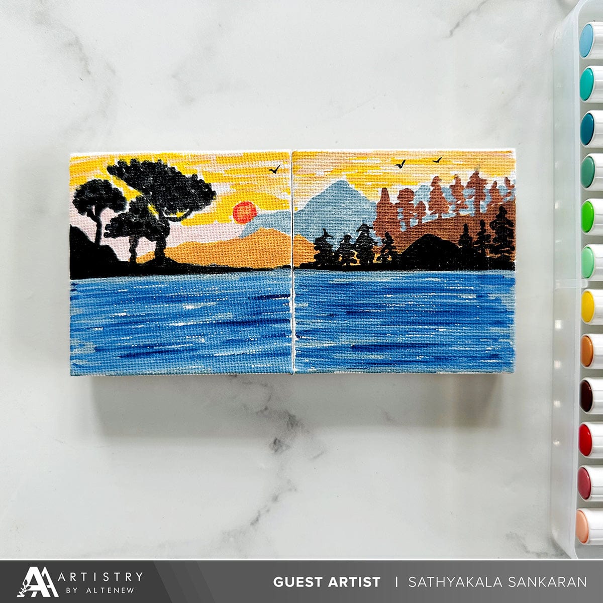 Art Materials Acrylic Marker 24 Color Set - Vol. 1