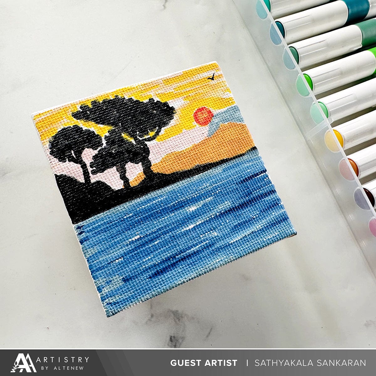 Art Materials Acrylic Marker 24 Color Set - Vol. 1