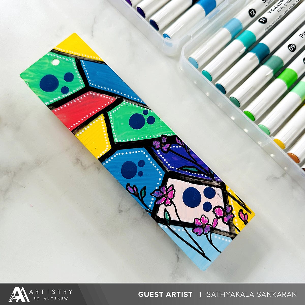 Art Materials Acrylic Marker 24 Color Set - Vol. 1