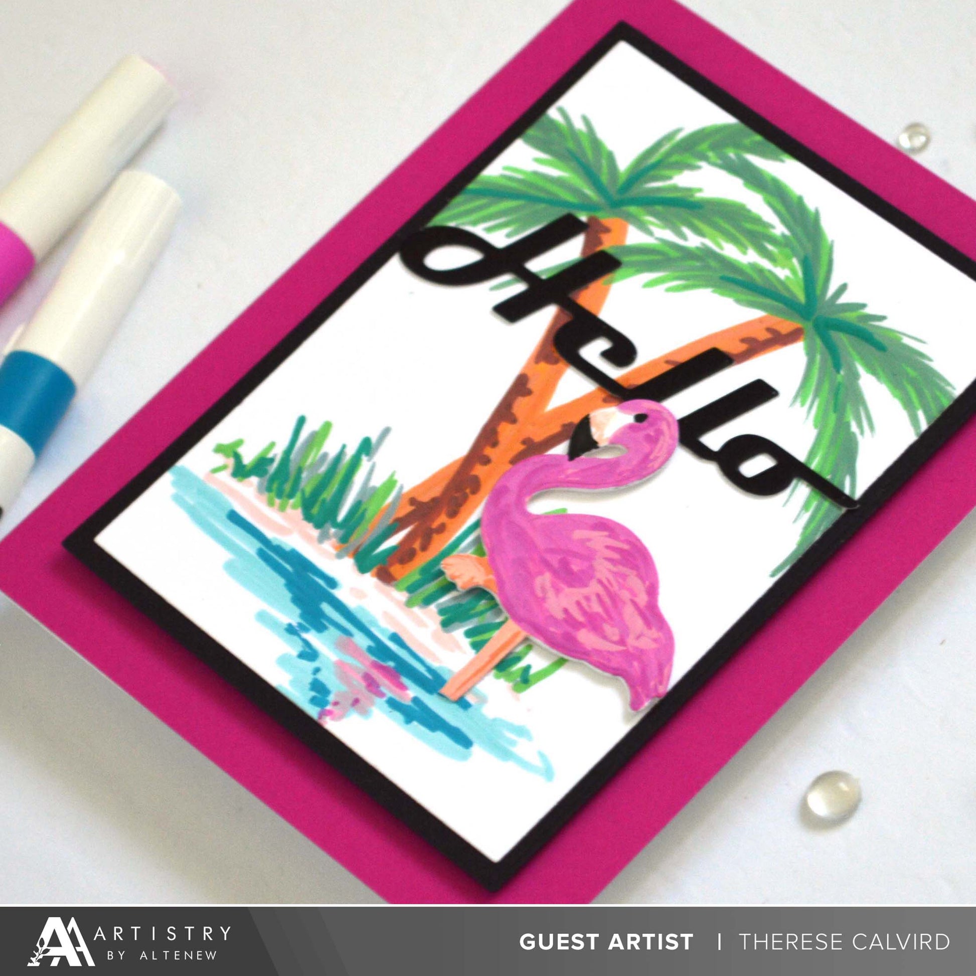 Art Materials Acrylic Marker 24 Color Set - Vol. 1