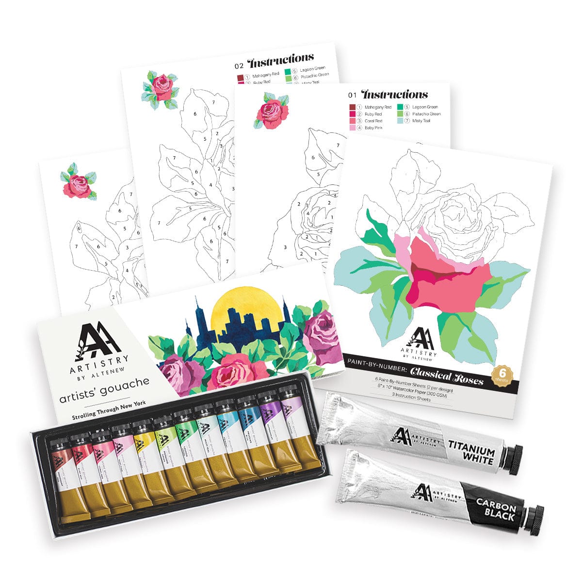 Art Materials Urban Romance Gouache Bundle