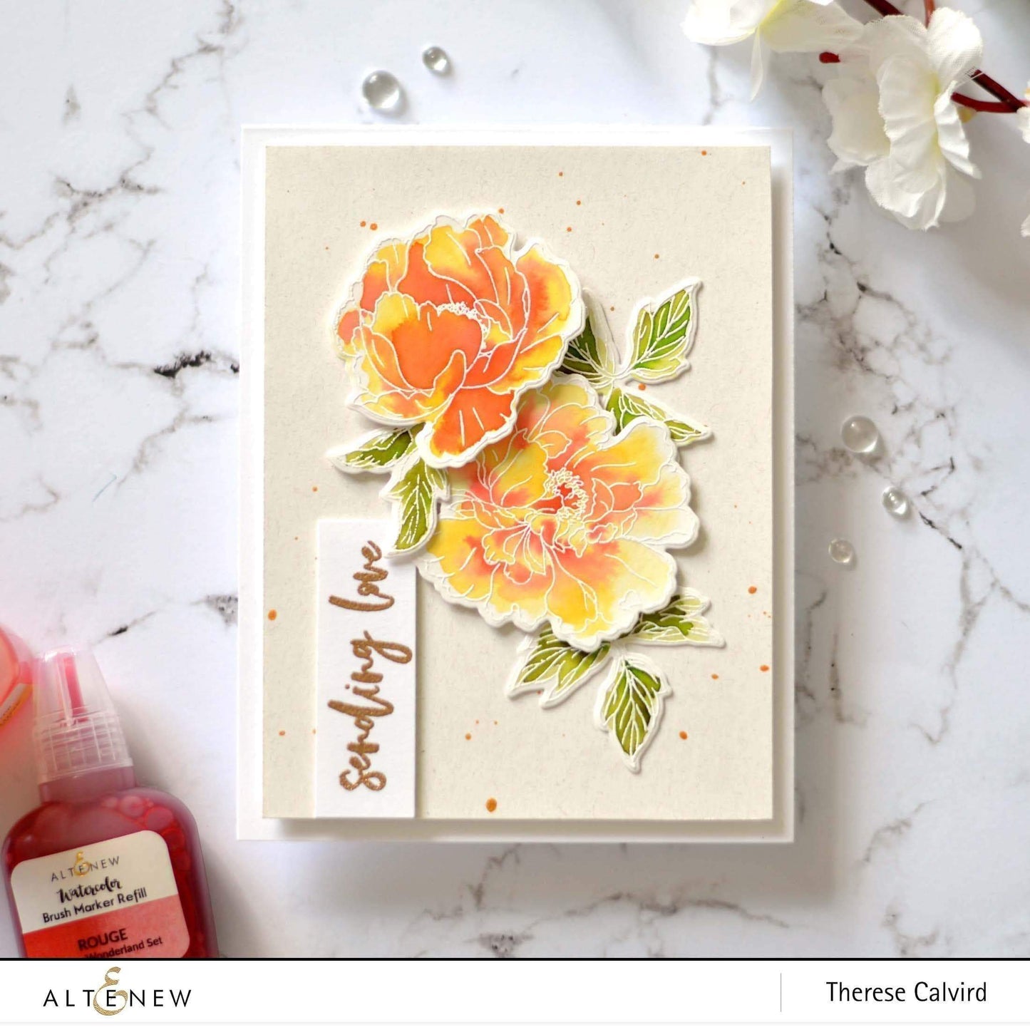 Liquid Watercolor Bundle Winter Wonderland Watercolor Brush Markers & Refill Bundle