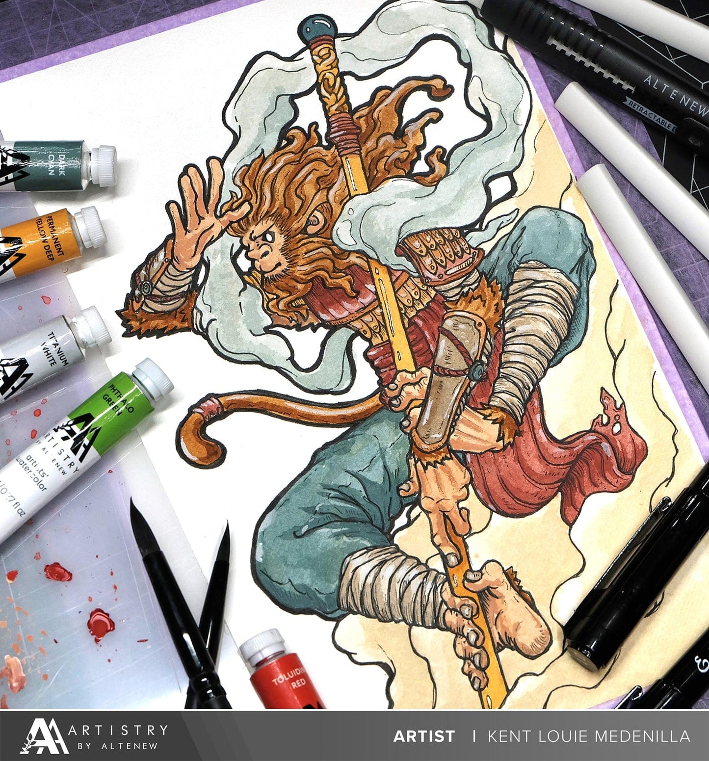 Brushes Artists' Watercolor Brushes - Round