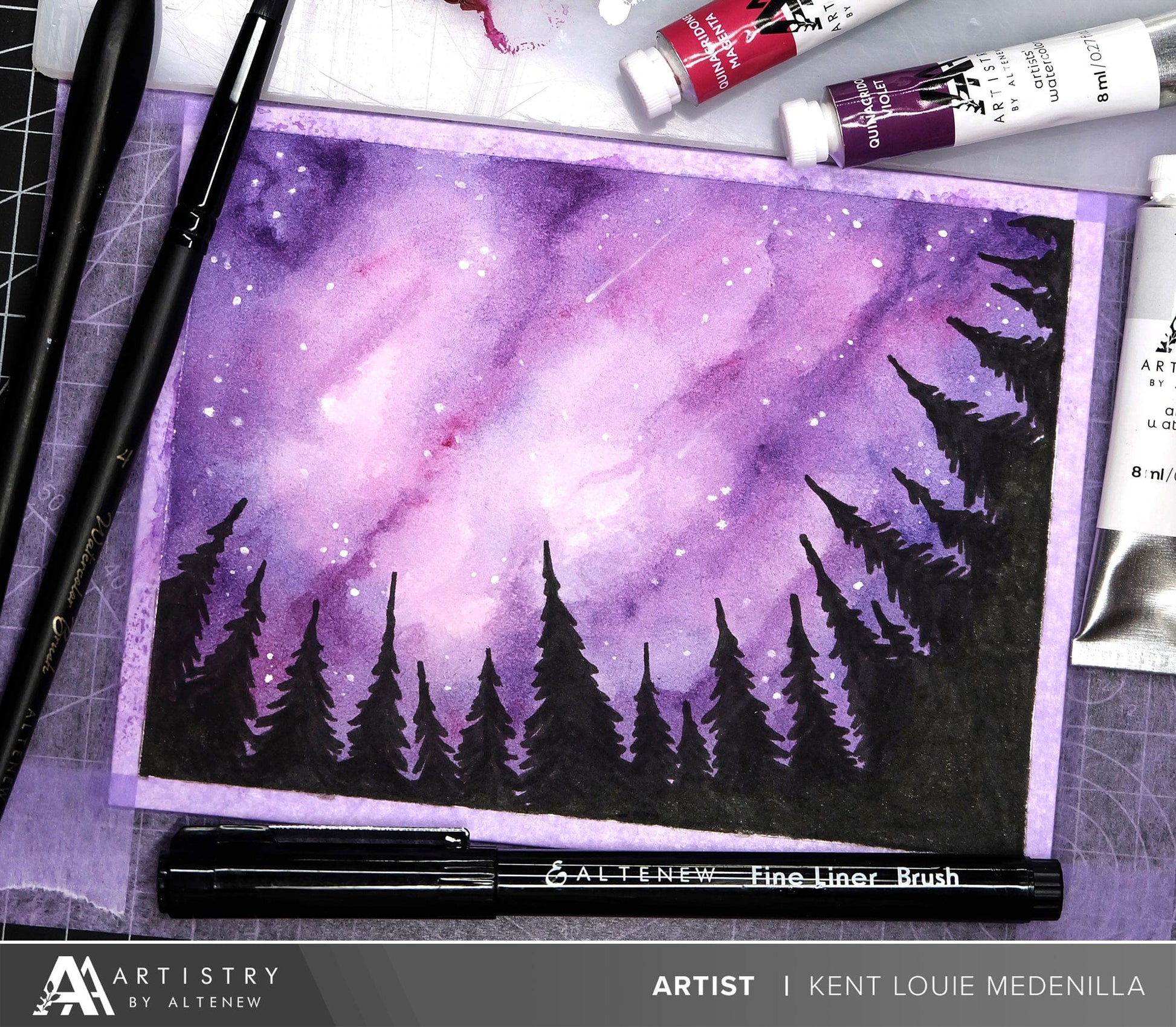 Brushes Artists' Watercolor Brushes - Round