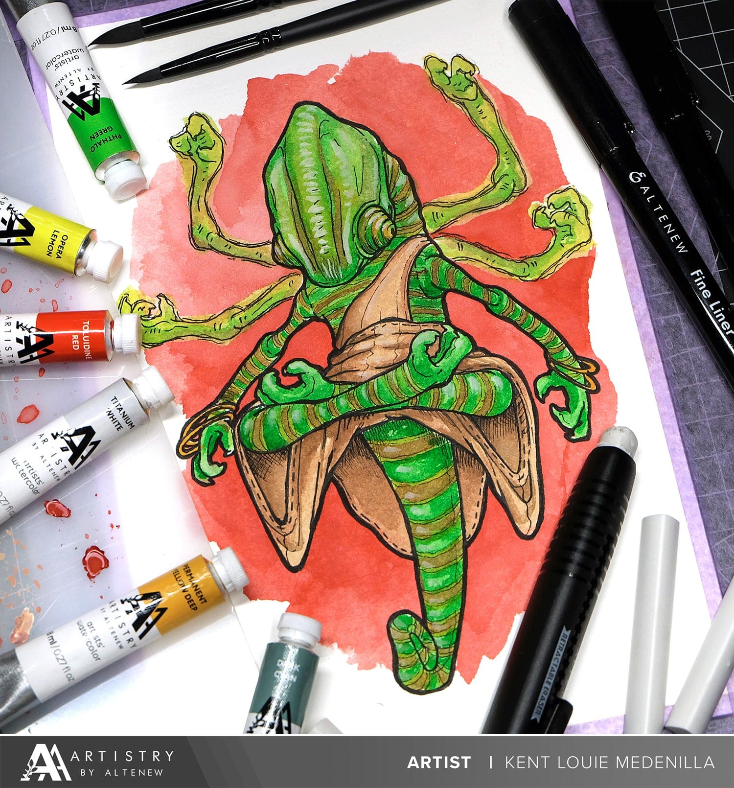 Brushes Artists' Watercolor Brushes - Round