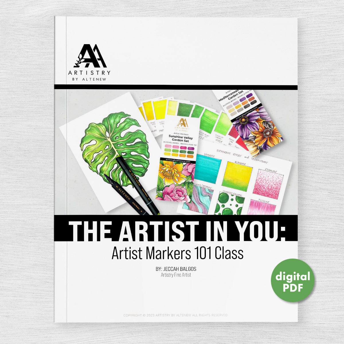 Class Artist in You: Coloring 101 with Artist Alcohol Markers