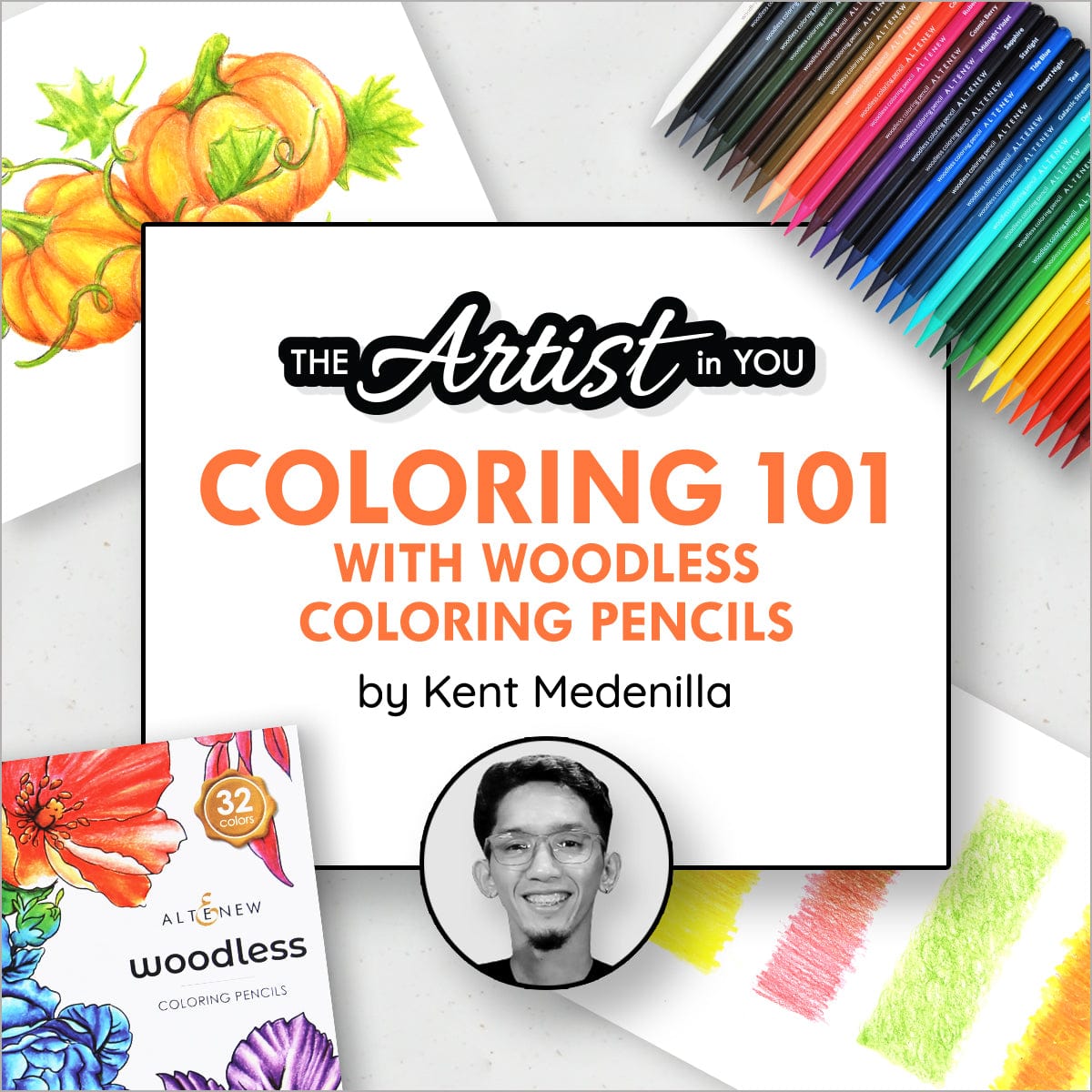 Class Artist in You: Coloring 101 With Woodless Coloring Pencils