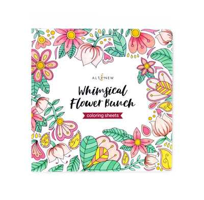 Coloring Book Whimsical Flower Bunch Coloring Book
