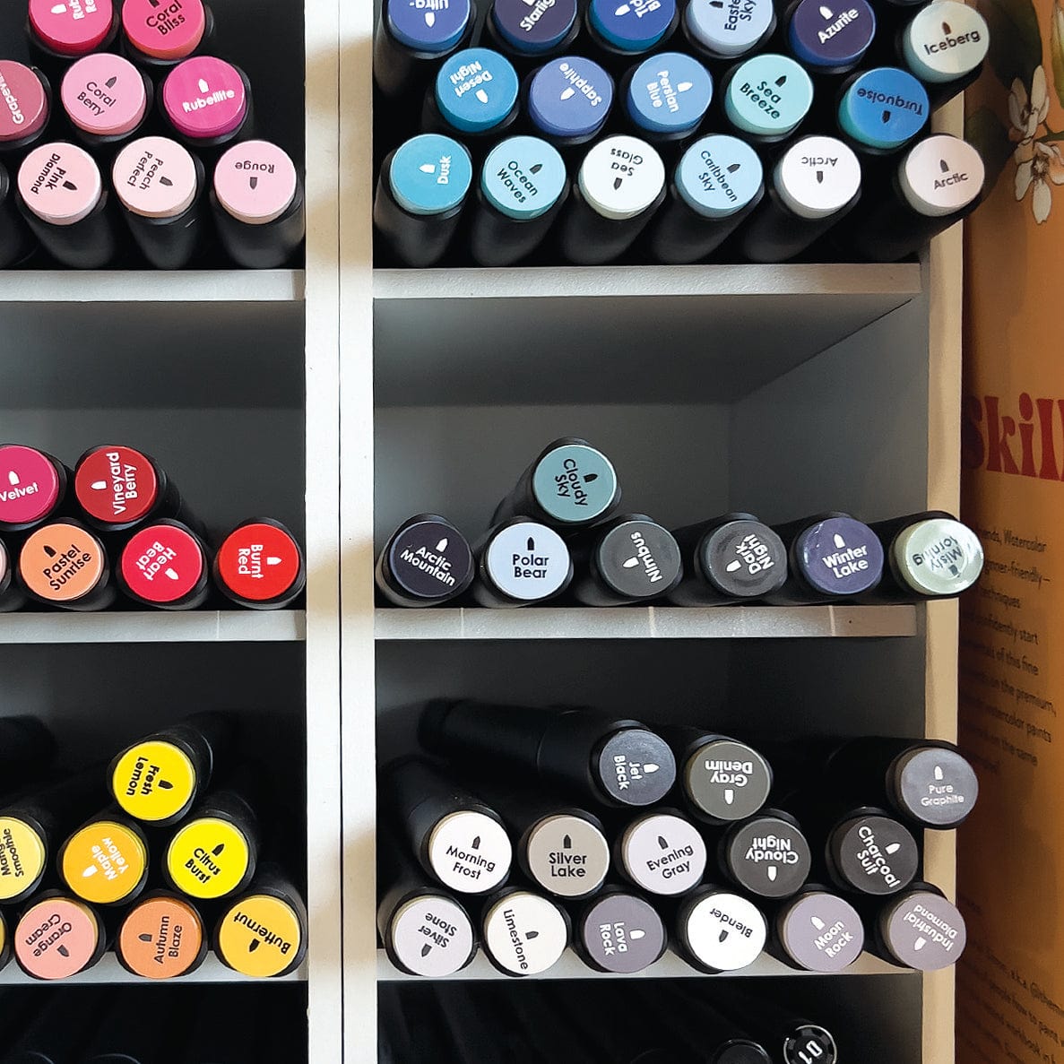 Decals Mystic & Beach Garden Marker Topper Label Set