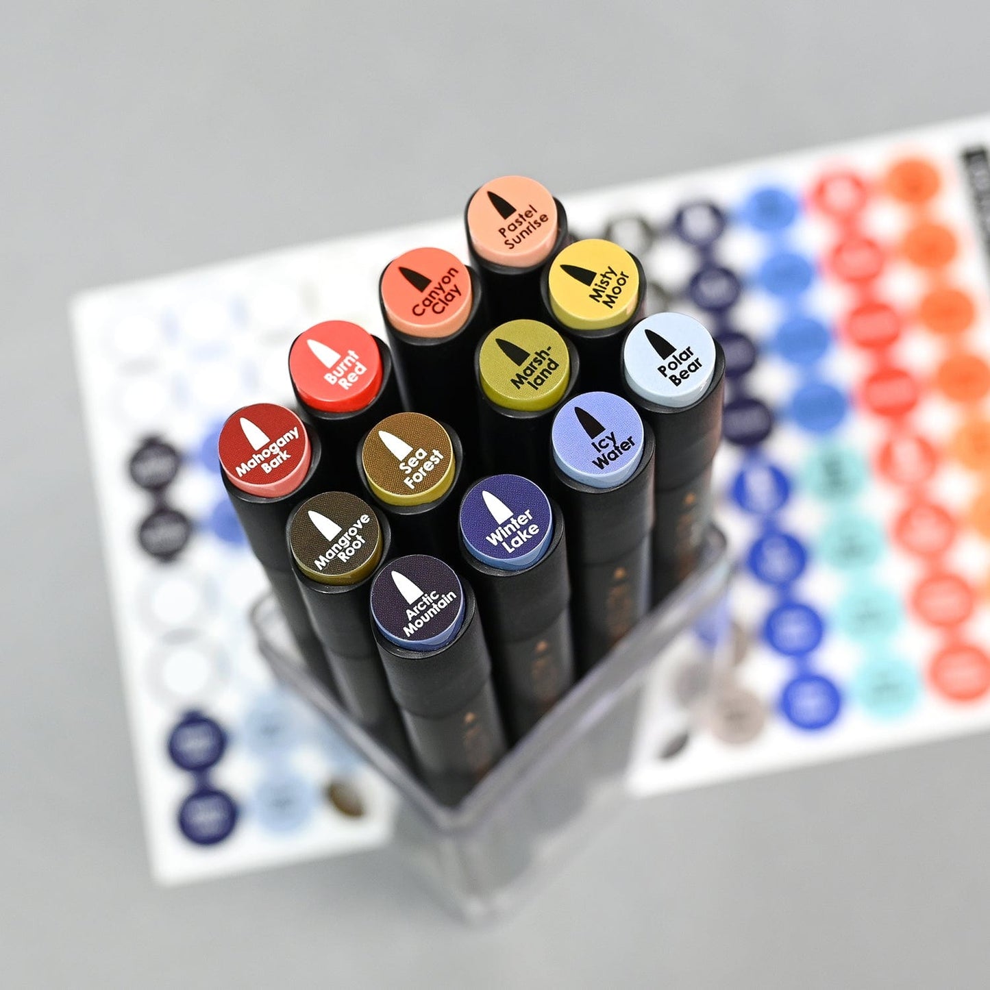 Decals Mystic & Beach Garden Marker Topper Label Set