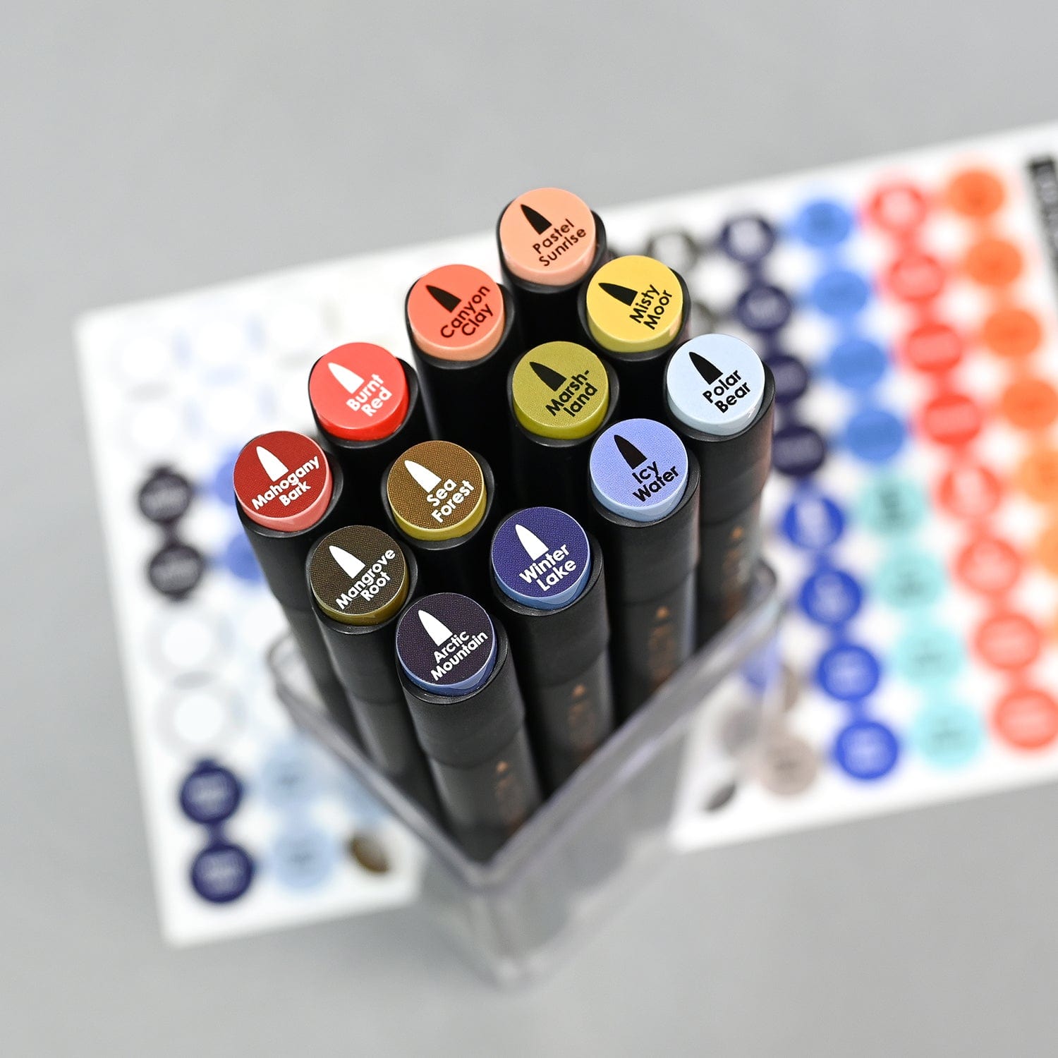 Decals Mystic & Beach Garden Marker Topper Label Set