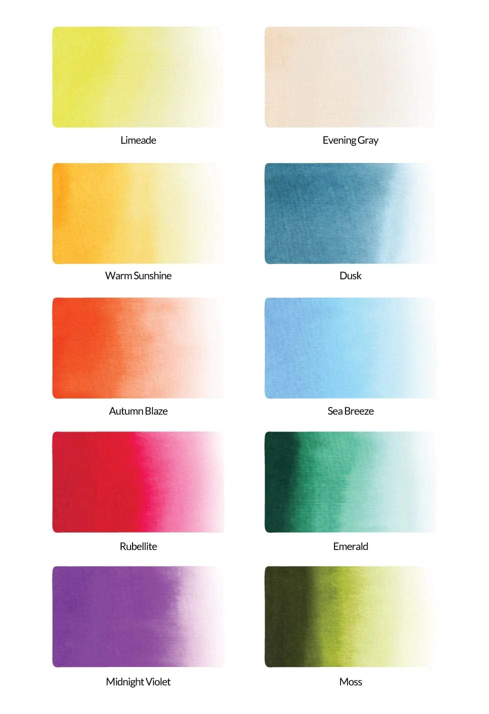 Liquid Watercolor Bundle Spring Garden Liquid Watercolor - Brush Marker Refill Bundle