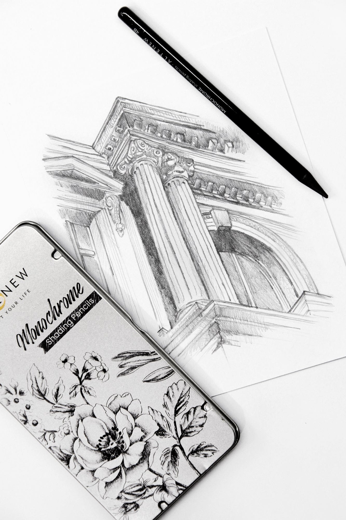 Pencils Monochrome Shading Pencils