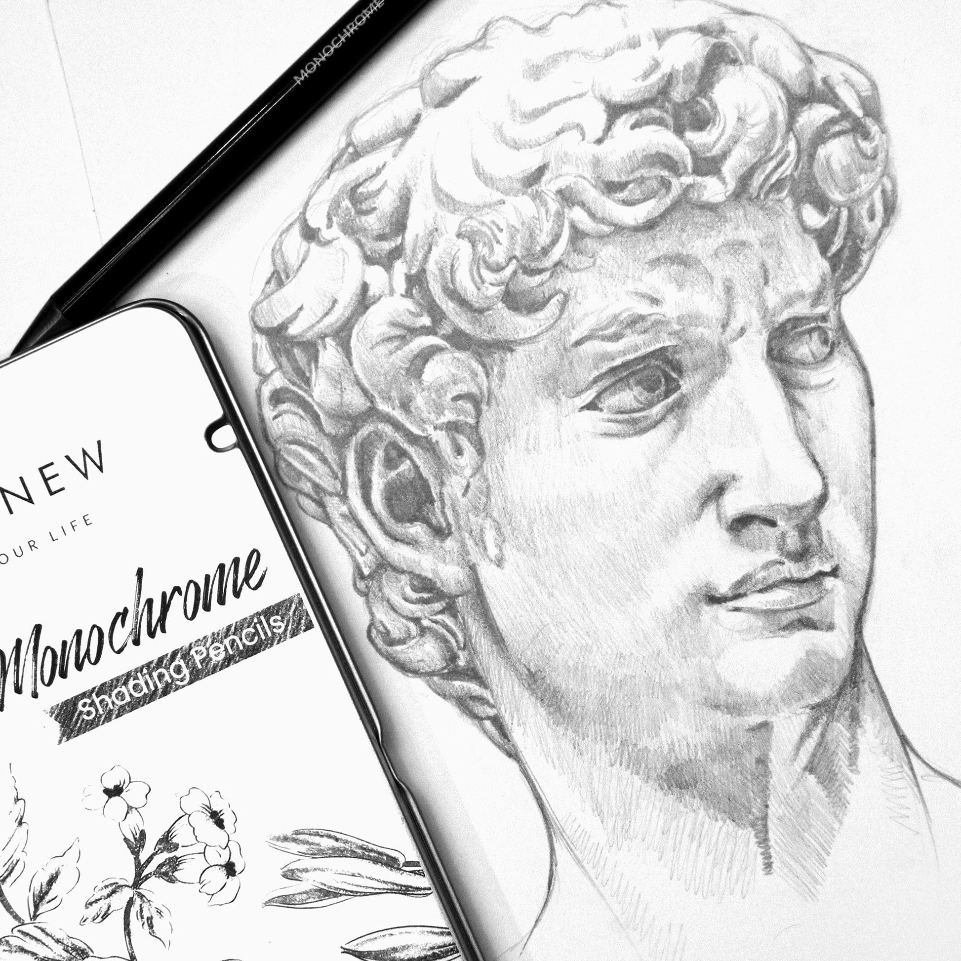 Pencils Monochrome Shading Pencils