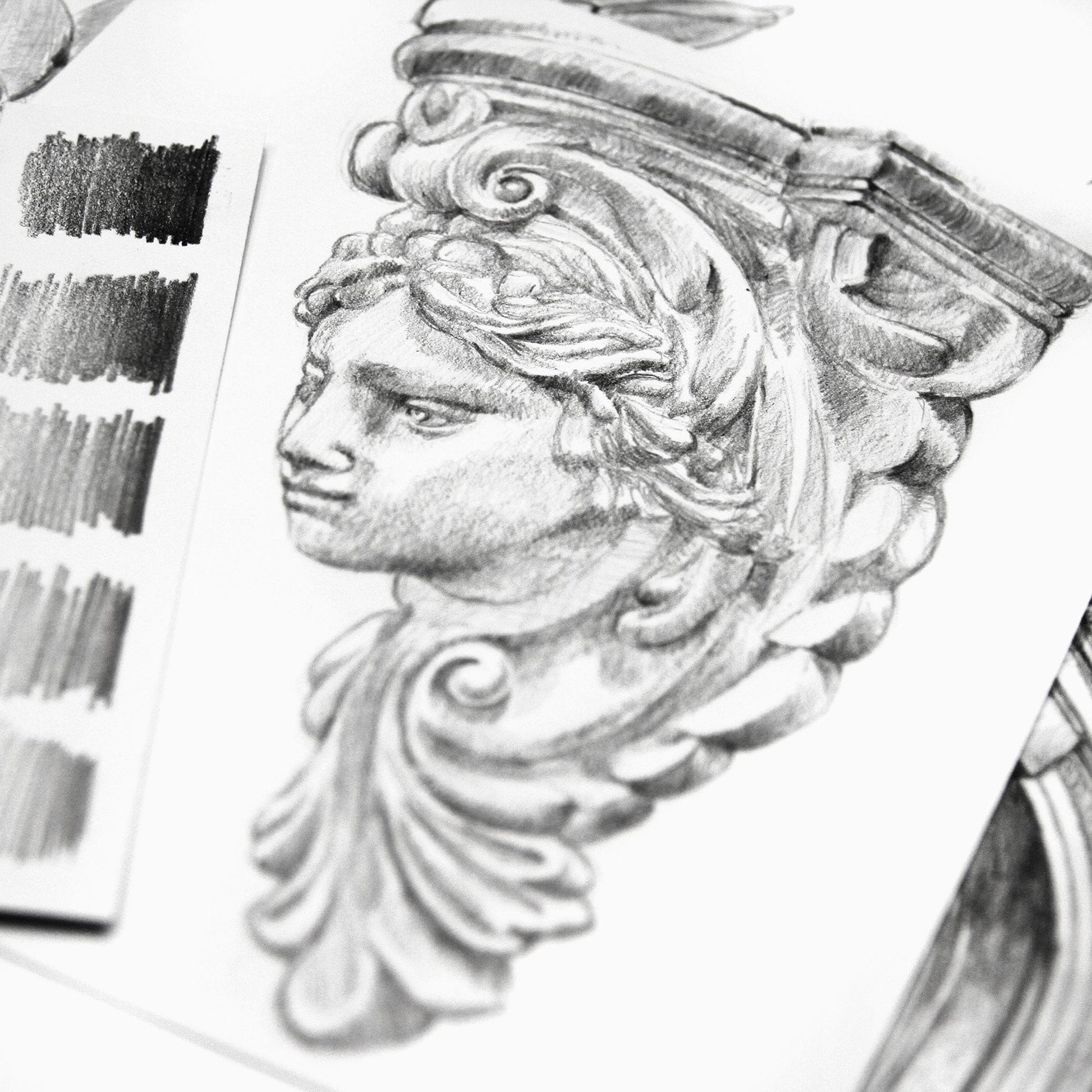 Pencils Monochrome Shading Pencils